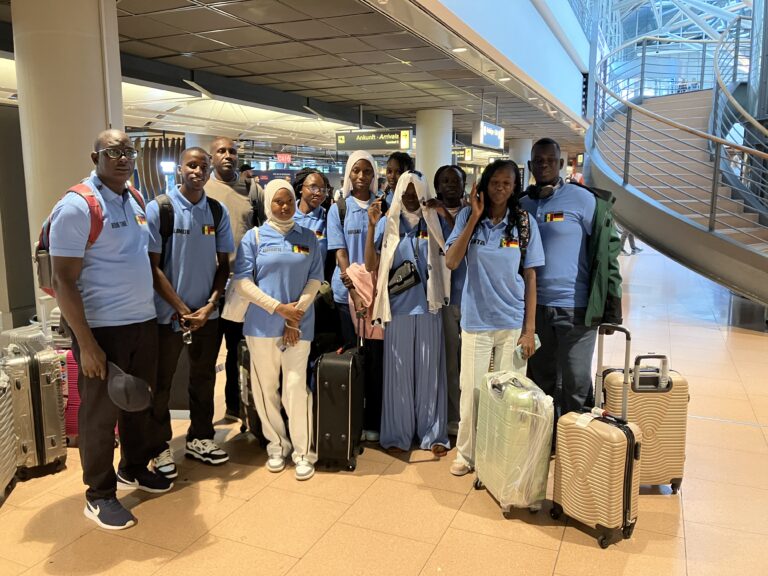 Gruppenfoto Gäste aus dem Senegal